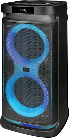 Vivax BS-820 Bluetooth Karaoke RGB Party Hanszóró Mikrofonnal 80W - Fekete