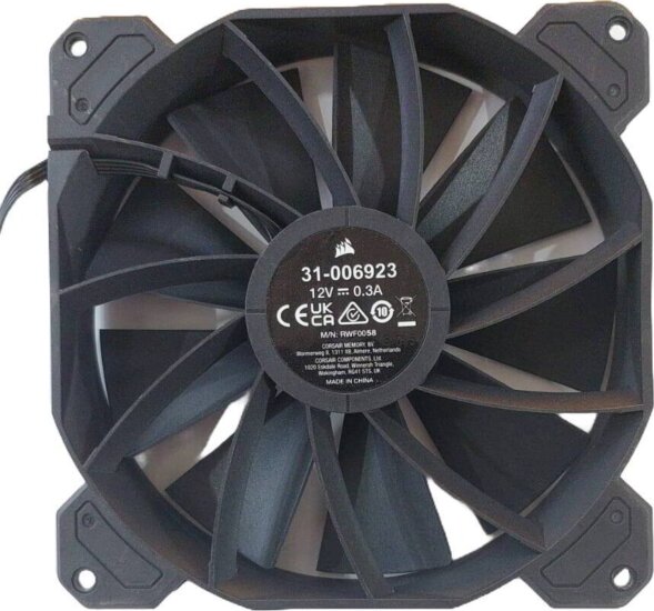 Corsair RWF0058 140mm PWM Rendszerhűtő ventilátor - Fekete (BULK) Corsair RWF0058 140mm PWM Rendszerhűtő ventilátor - Fekete (BULK)
