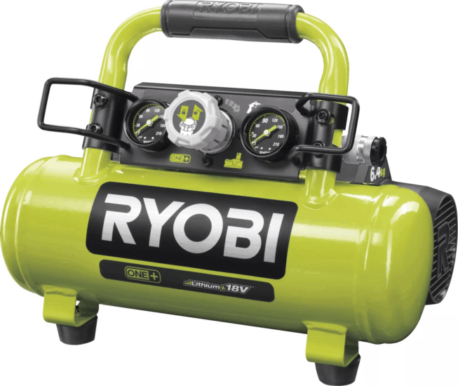 Ryobi ONE+ R18AC-0 Akkumulátoros Kompresszor 18V (Akku és töltő nélkül) Ryobi ONE+ R18AC-0 Akkumulátoros Kompresszor 18V (Akku és töltő nélkül)