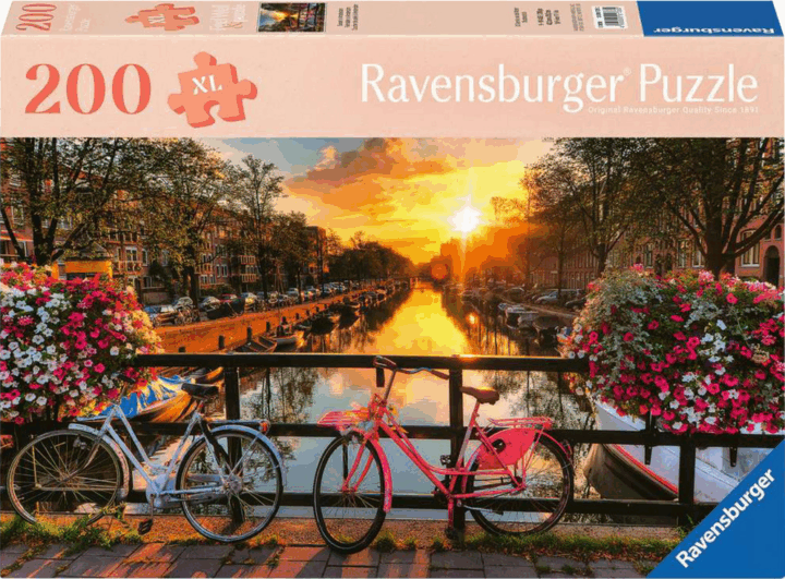 Ravensburger Feel Well Kerékpárok Amszterdamban 200 darabos Puzzle