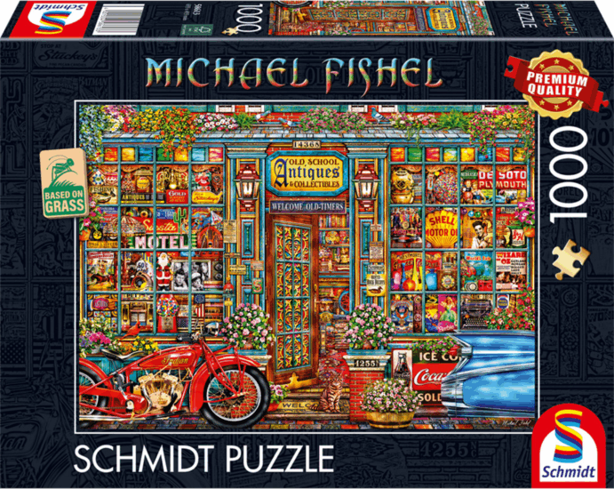 Schmidt Spiele 58613 Michael Fishel Eltűnt idők kincsei 1000 darabos puzzle