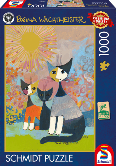 Schmidt Spiele 58662 Rosina Wachtmeister Arany nap alatt 1000 darabos puzzle