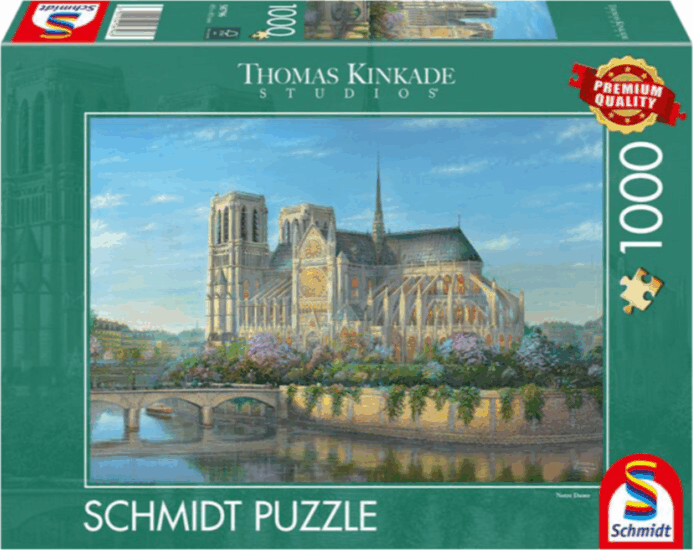 Schmidt Spiele 58796 Thomas Kinkade Studios Notre Dame 1000 darabos puzzle Schmidt Spiele 58796 Thomas Kinkade Studios Notre Dame 1000 darabos puzzle