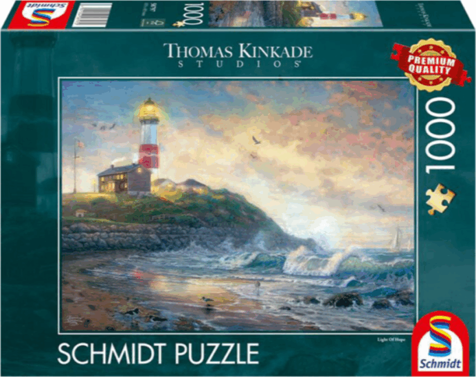 Schmidt Spiele 58797 Thomas Kinkade Studios A remény világítótornya 1000 darabos puzzle Schmidt Spiele 58797 Thomas Kinkade Studios A remény világítótornya 1000 darabos puzzle