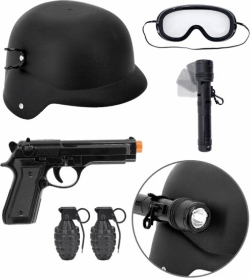 Widmann S.W.A.T. Különleges egység jelmez kiegészítők 5-11 éves gyerekeknek