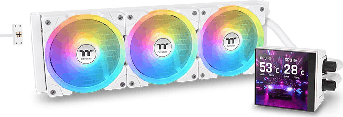 Thermaltake MAGFloe 360 Ultra AIO PWM Univerzális CPU vízhűtés - Fehér