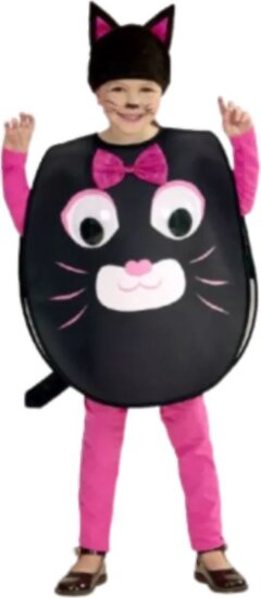 Widmann Nagy szemű cica jelmez 4-5 éves gyerekeknek