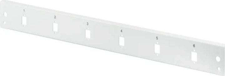 Digitus DN-96208-QL optikai kábelkötő előlap 1U - Fehér