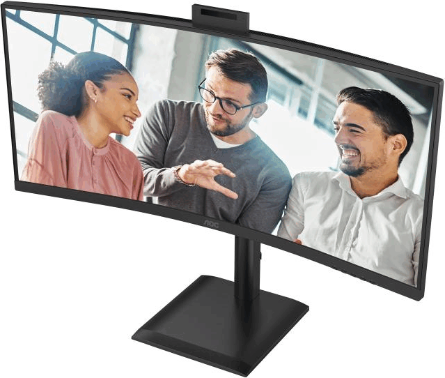 AOC 34" CU34E4CW 21:9 UWQHD VA Ívelt Monitor - Fekete AOC 34" CU34E4CW 21:9 UWQHD VA Ívelt Monitor - Fekete