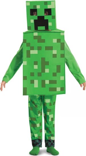 Godan Minecraft Creeper Deluxe gyerek jelmez 3-4 éves gyerekeknek Godan Minecraft Creeper Deluxe gyerek jelmez 3-4 éves gyerekeknek