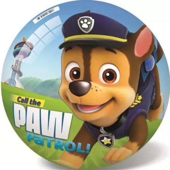 Mancs Őrjárat Mintájú Gumilabda - 23 cm