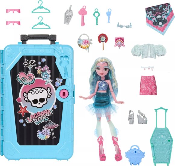 Mattel JDR51 Monster High Rémes utazás baba kiegészítőkkel - Lagoona
