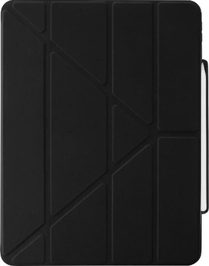 Pipetto Origami No3 Pencil Case iPad Pro 12.9" (Gen 1-6) Tablet Tok - Fekete