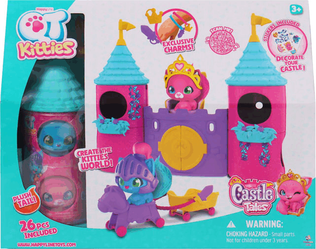 Happy Cuki cicusok 26 darabos Kastély játék készlet