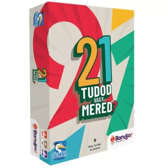 Bandjo! 21 - Tudod vagy mered? Party társasjáték Bandjo! 21 - Tudod vagy mered? Party társasjáték