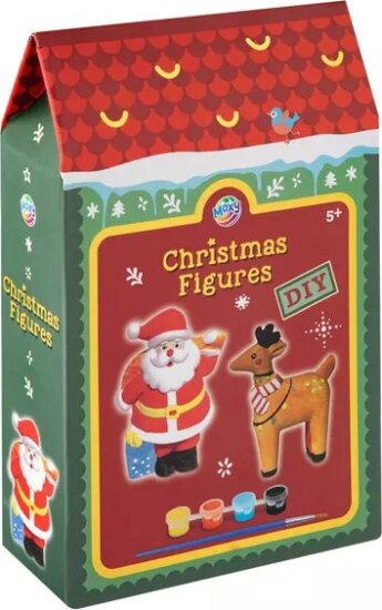 Karácsonyi figurafestő kreatív készlet 7 cm - Többféle