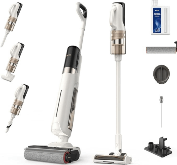 Mova K30 Porzsák nélküli Akkus álló / kézi száraz- nedves porszívó 250W - Fehér Mova K30 Porzsák nélküli Akkus álló / kézi száraz- nedves porszívó 250W - Fehér