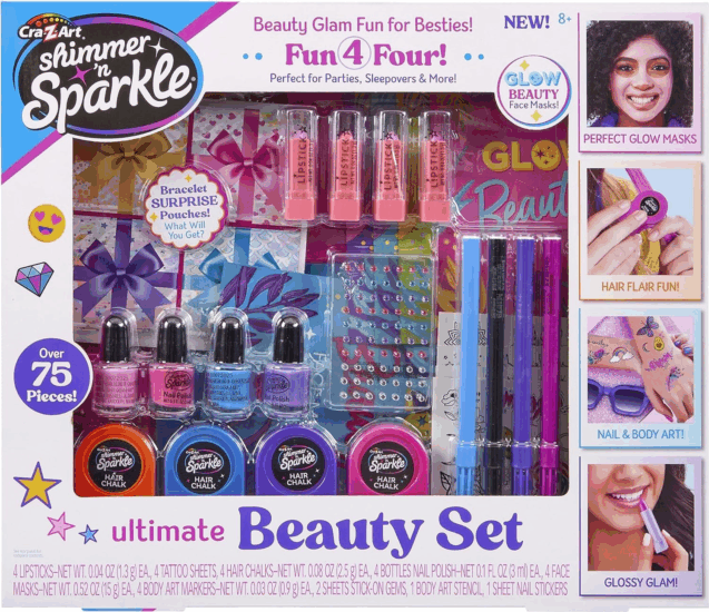 Cra-Z-Art Shimmer 'n Sparkle 75 részes Ultimate Beauty szett Cra-Z-Art Shimmer 'n Sparkle 75 részes Ultimate Beauty szett