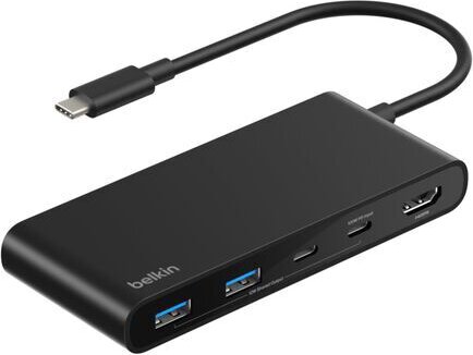 Belkin Connect AVC023hqBK 7-port USB-C HUB - Fekete