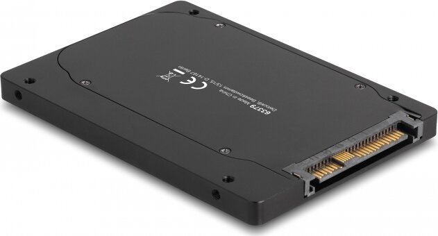 DeLOCK U.2 SFF-8639 apa - M.2 NVMe (M-Key) anya Átalakító Adapter - Fekete