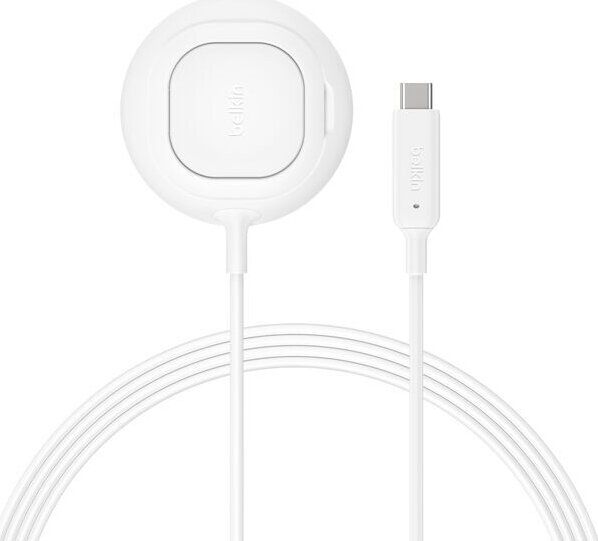 Belkin WIA013hqWH UltraCharge Qi2 Mágneses Wireless Töltő állvánnyal 25W - Fehér