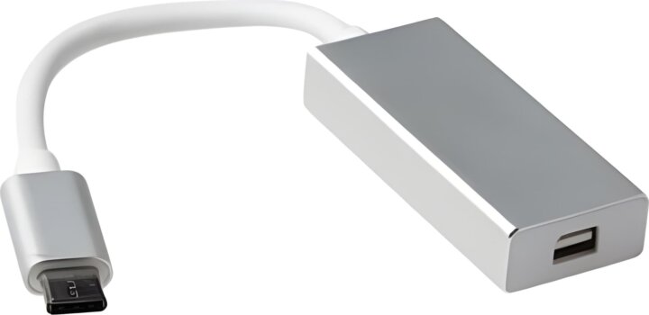 ACT SB0021 USB-C apa - Mini DisplayPort anya Átalakító Adapter - Szürke