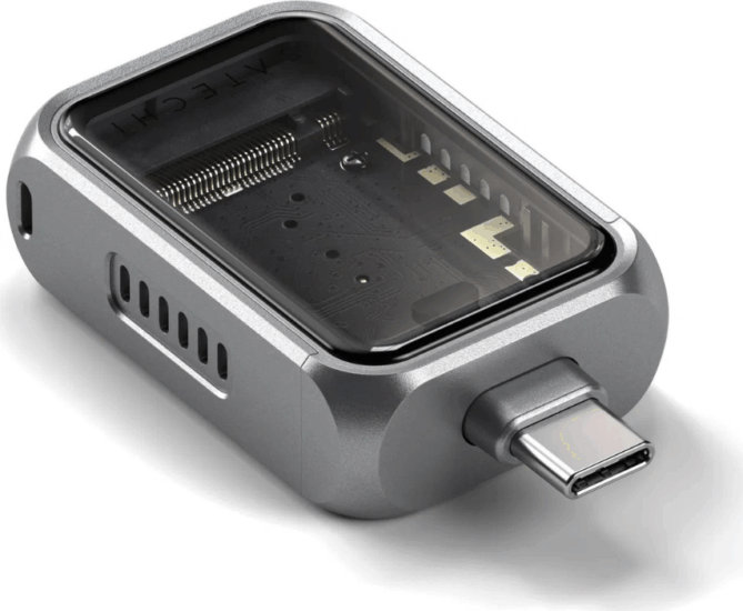 Satechi ST-E2230M USB-C 3.2 Mini NVMe Külső SSD ház - Szürke