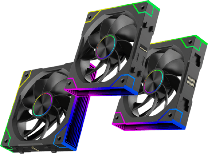 Xilence XPF360R ARGB PWM 120mm Rendszerhűtő ventilátor 3db - Fekete Xilence XPF360R ARGB PWM 120mm Rendszerhűtő ventilátor 3db - Fekete