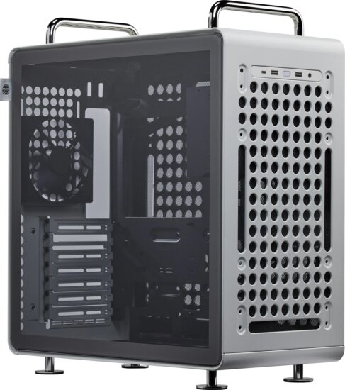 Cooler Master QUBE 540 Moonstone Midi Torony Számítógépház + 1db 120mm ventilátor - Fehér