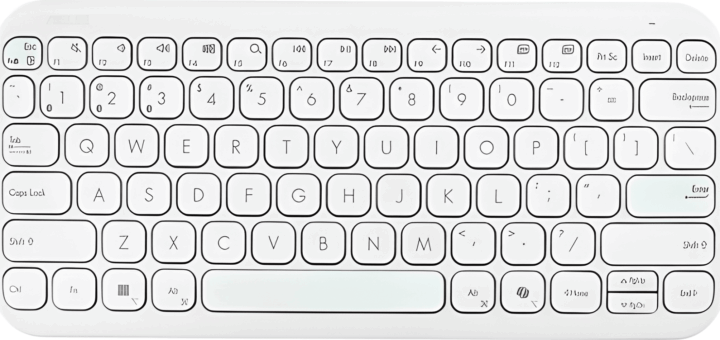 Asus KW100 Marshmallow Copilot Rádiós Wireless Billentyűzet HUN - Fehér Asus KW100 Marshmallow Copilot Rádiós Wireless Billentyűzet HUN - Fehér