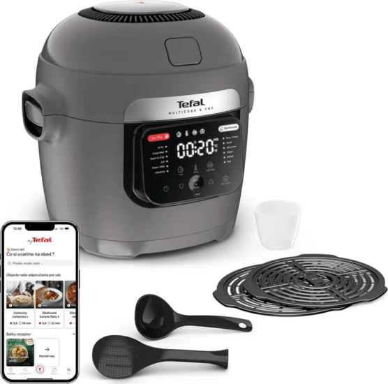 Tefal MY731BF0 Multifunkcionális Okos Főzőedény 1600 Watt - Szürke