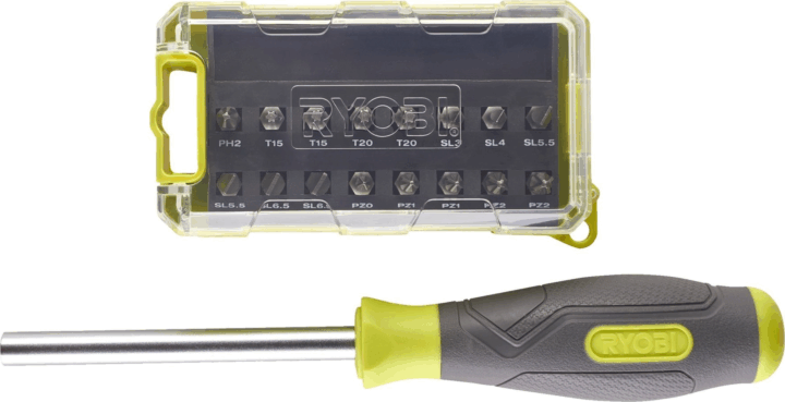 Ryobi RSD17PCS Csavarhúzó és Bit készlet 17 darabos