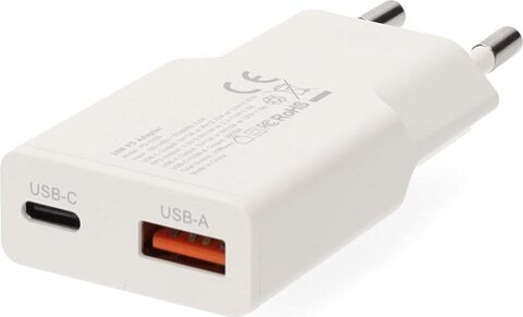 Nedis WCHA30WT USB-A / USB-C Hálózati Gyorstöltő Adapter 30W - Fehér Nedis WCHA30WT USB-A / USB-C Hálózati Gyorstöltő Adapter 30W - Fehér