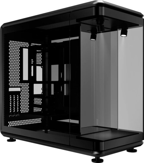 Cooler Master MasterFrame 360 Panorama Midi Torony Számítógépház - Fekete Cooler Master MasterFrame 360 Panorama Midi Torony Számítógépház - Fekete