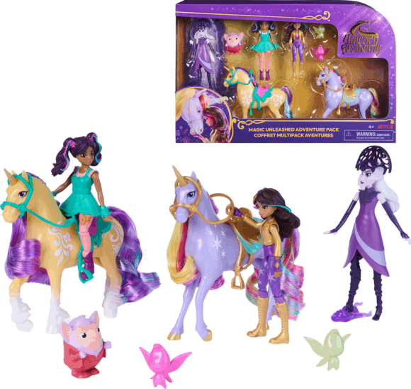 Spin Master Unicorn Academy 8 részes figura játékszett