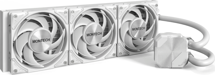 Montech HyperFlow Silent 360 PWM univerzális CPU vízhűtő - Fehér