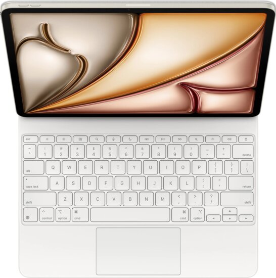 Apple Magic Keyboard 13" iPad Air (M3) Wireless USB-C Billentyűzet DE - Fehér Apple Magic Keyboard 13" iPad Air (M3) Wireless USB-C Billentyűzet DE - Fehér