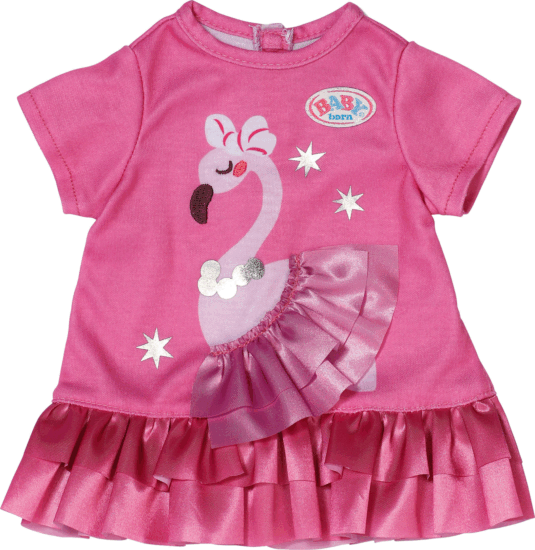 Zapf Creation BABY born® Flamingó mintás ruha 43cm babákhoz