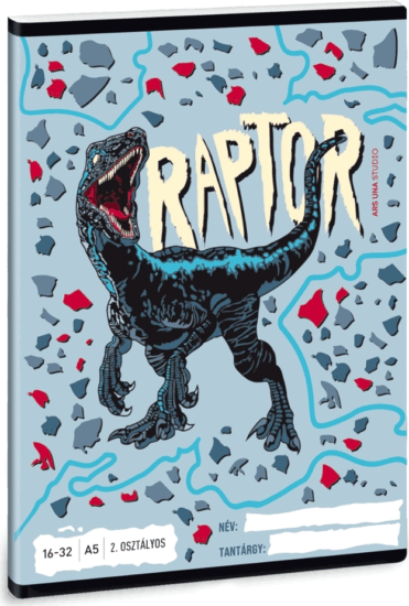 Ars Una Raptor A5 32 lapos 2.osztályos vonalas füzet - Mintás Ars Una Raptor A5 32 lapos 2.osztályos vonalas füzet - Mintás