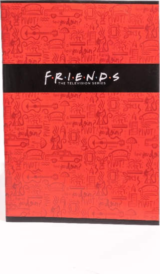 Friends Jóbarátok A4 32 Iskolai tűzött négyzetrácsos füzet - Többféle