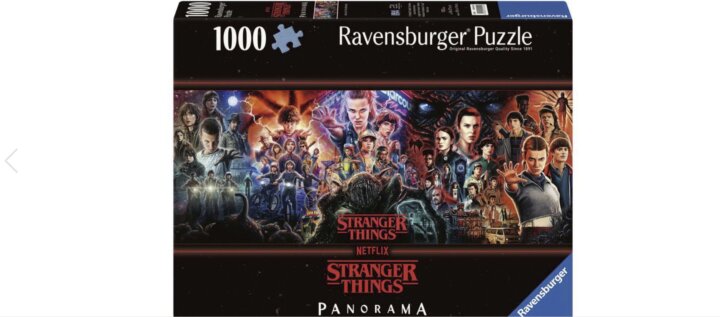 Ravensburger Stranger Thing - Viszlát a túloldalon 1000 darabos panoráma puzzle