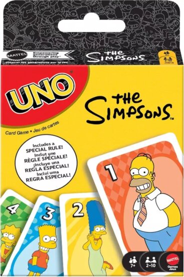 Mattel UNO: A Simpson Család Kártyajáték