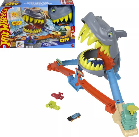 Mattel JHL96 Hot Wheels Cápatámadás pályaszett Mattel JHL96 Hot Wheels Cápatámadás pályaszett