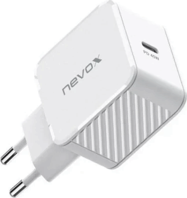 Nevox 2570 USB-C Hálózati Gyorstöltő Adapter 45W - Fehér