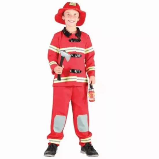 Godan Tűzoltó jelmez 8-10 éves gyerekeknek Godan Tűzoltó jelmez 8-10 éves gyerekeknek
