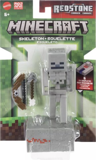 Mattel JJR93 Minecraft Skeleton figura 8cm Mattel JJR93 Minecraft Skeleton figura 8cm