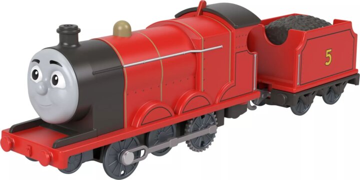 Mattel JGF95 Thomas és barátai Motorizált mozdony - James 80.