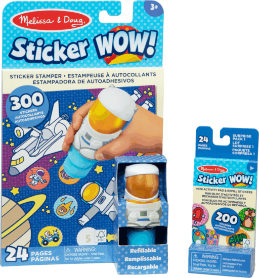 Spin Master Melissa & Doug - Sticker WOW! matricabélyegző szett - Asztronauta