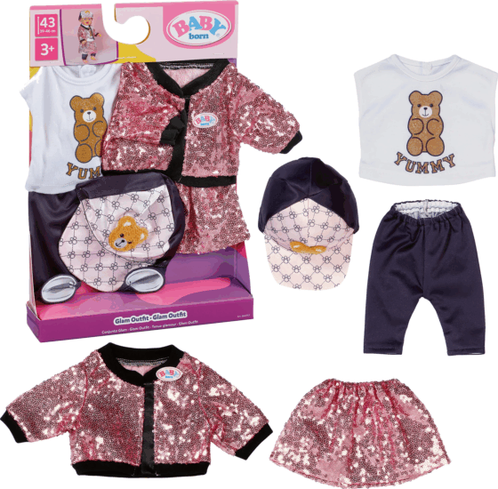 Zapf Creation BABY born® Glam csillogó ruha 43cm babákhoz