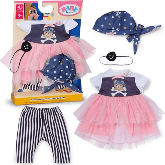 Zapf Creation BABY born® Kalóz jelmez 43cm babákhoz